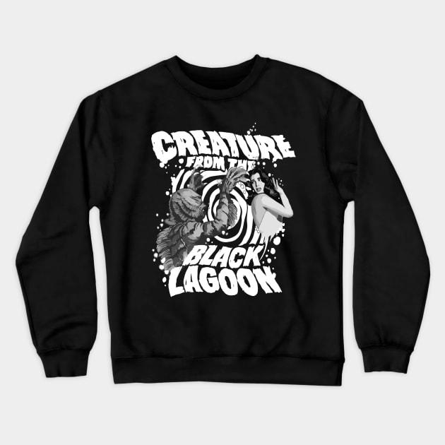 Creature from the black lagoon Crewneck Sweatshirt by PlayGhoulArt